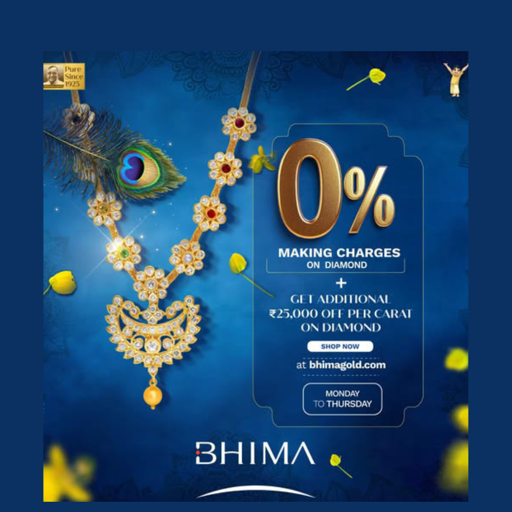 Bhima Gold - B Krishnan Groups Latest Avail 0 Percentage Making charges on Diamond Offers
